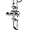 Trafalgar Traditional Triple Exposed Valve With Spout - Chrome