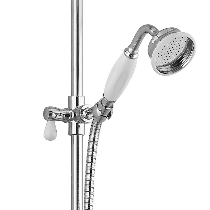 Trafalgar Traditional Triple Exposed Valve With Spout - Chrome  Standard Large Image