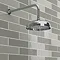 Trafalgar Traditional Twin Concealed Thermostatic Shower Valve inc. 8" Apron Fixed Head  Newest Large Image