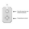 Trafalgar Traditional Twin Concealed Thermostatic Shower Valve