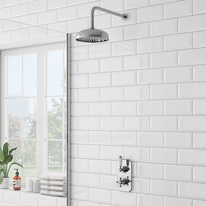 Trafalgar Traditional Twin Concealed Thermostatic Shower Valve