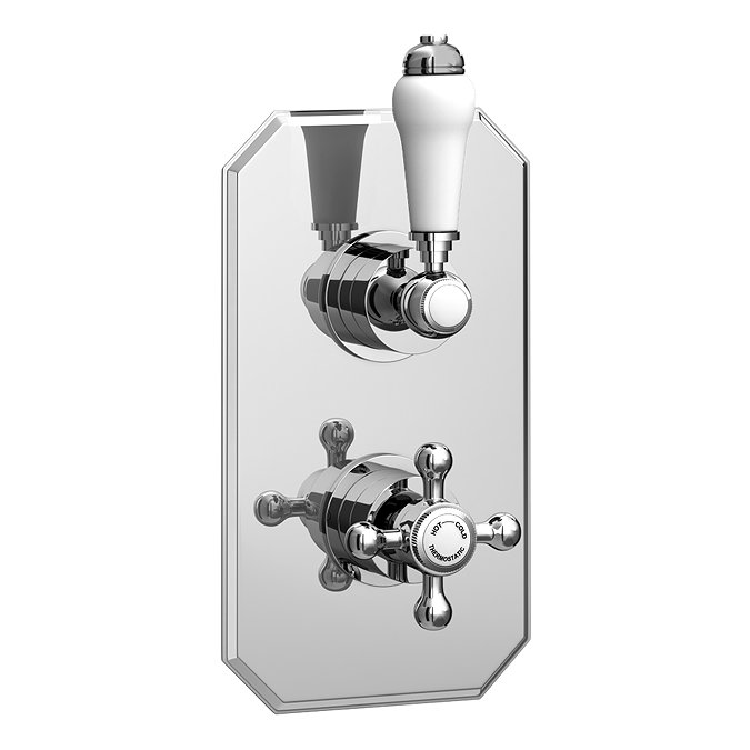 Trafalgar Traditional Twin Concealed Thermostatic Shower Valve