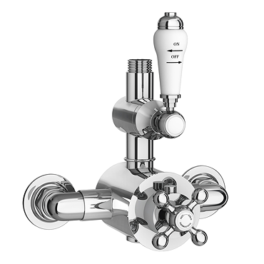 Trafalgar Traditional Exposed Twin Shower Valve  Profile Large Image