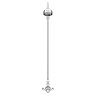 Trafalgar Traditional Twin Exposed Thermostatic Shower Valve + Rigid Riser  Standard Large Image