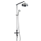 Trafalgar Triple Exposed Thermostatic Shower Valve + Luxury Rigid Riser Kit