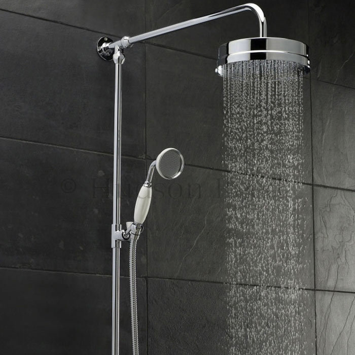 Trafalgar Triple Exposed Thermostatic Shower Valve + Luxury Rigid Riser ...