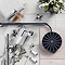 Trafalgar Triple Exposed Thermostatic Shower Valve + Slider Rail Kit with Rigid Riser