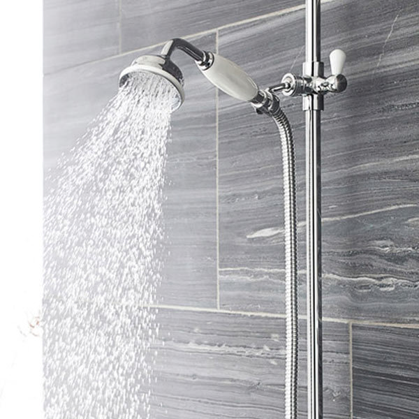 Trafalgar Triple Exposed Thermostatic Shower Valve + Slider Rail Kit ...