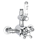 Trafalgar Twin Exposed Thermostatic Shower Pack (inc. Valve, Elbow + Fixed Shower Head)