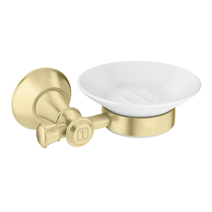 Trafalgar Wall Mounted Soap Dish - Brushed Brass