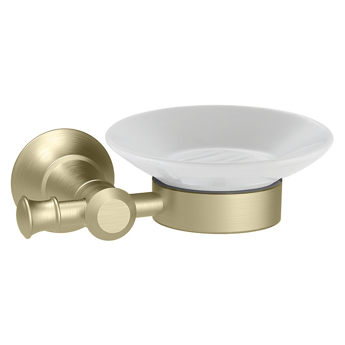 Trafalgar Wall Mounted Soap Dish - Brushed Brass