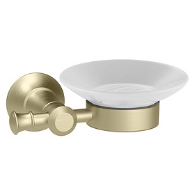 Trafalgar Wall Mounted Soap Dish - Brushed Brass