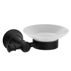 Trafalgar Wall Mounted Soap Dish - Matt Black