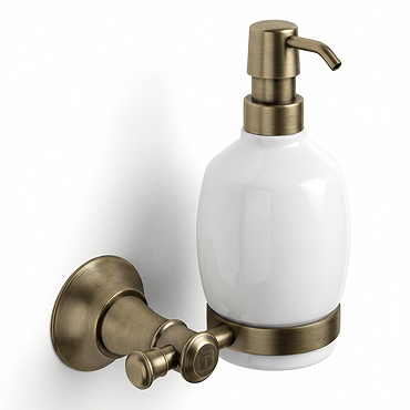 Trafalgar Wall Mounted Soap Dispenser - Antique Brass