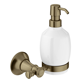 Trafalgar Wall Mounted Soap Dispenser - Antique Brass