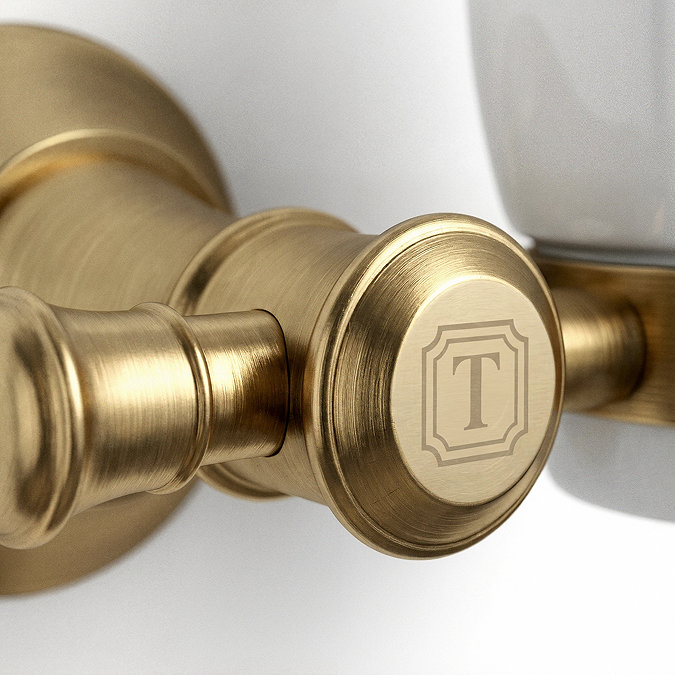 Trafalgar Wall Mounted Soap Dispenser - Brushed Brass