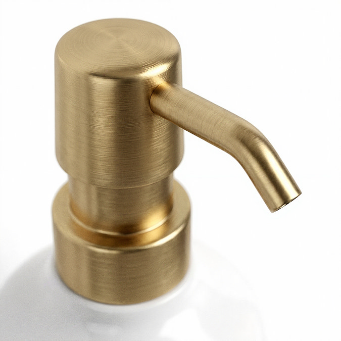 Trafalgar Wall Mounted Soap Dispenser - Brushed Brass
