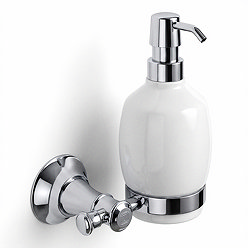 Trafalgar Wall Mounted Soap Dispenser - Chrome