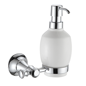 Trafalgar Wall Mounted Soap Dispenser - Chrome