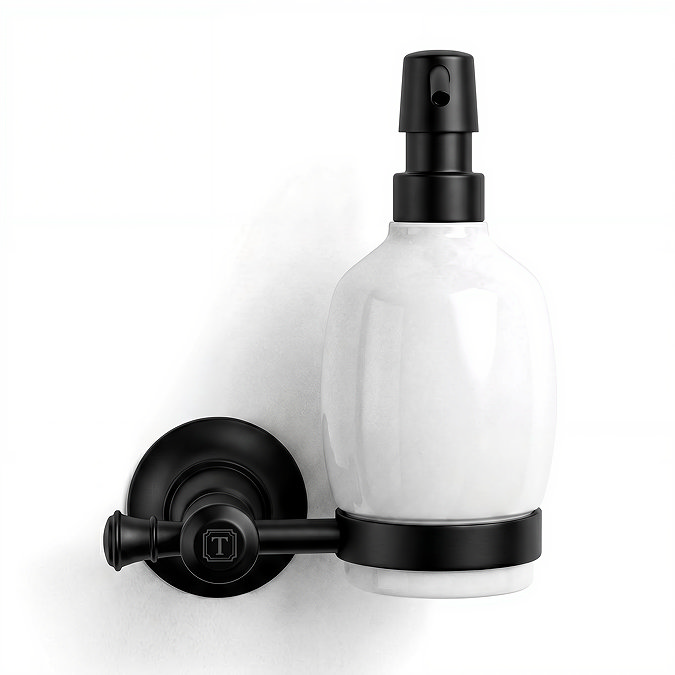 Trafalgar Wall Mounted Soap Dispenser - Matt Black