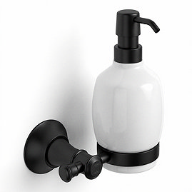 Trafalgar Wall Mounted Soap Dispenser - Matt Black