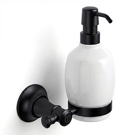 Trafalgar Wall Mounted Soap Dispenser - Matt Black