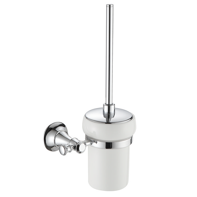 Trafalgar Wall Mounted Toilet Brush - Chrome