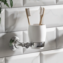 Trafalgar Wall Mounted Tumbler - Chrome
