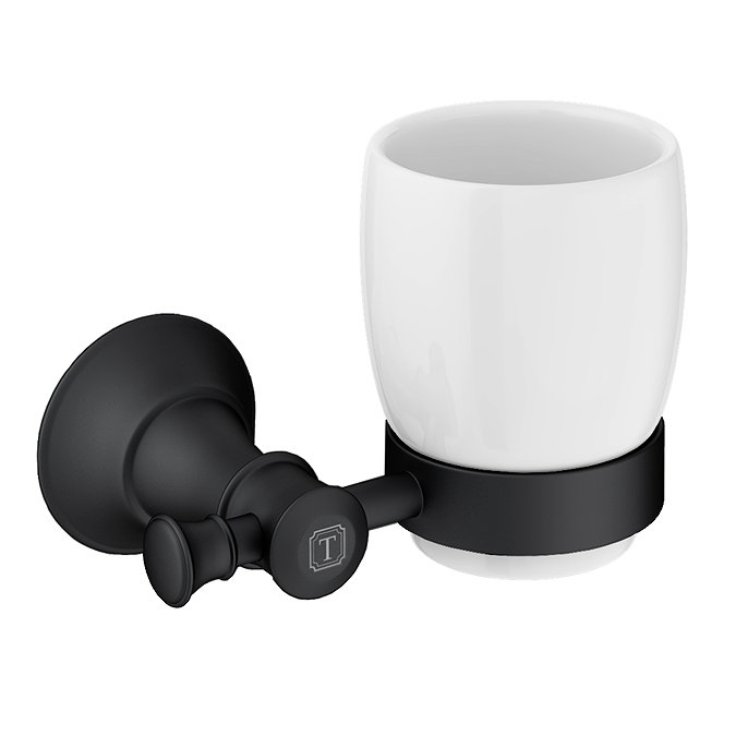 Trafalgar Wall Mounted Tumbler - Matt Black