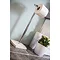 Trafalgar White Marble Effect Freestanding Toilet Roll Holder  Profile Large Image