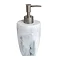 Trafalgar White Marble Effect Polyresin Liquid Soap Dispenser Large Image