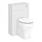 Trafalgar White Sink Vanity Unit + Toilet Package  Standard Large Image