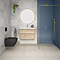 Travis White Concrete Effect Floor Tiles - 600 x 600mm
