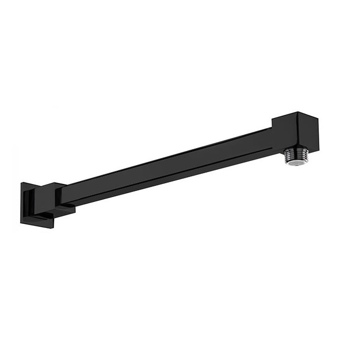 Tre Mercati Black 380mm Quadro Shower Arm - 51760 Large Image