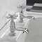 Tre Mercati Charleston Art Deco Basin Taps - Chrome - 1401 Profile Large Image