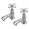 Tre Mercati Charleston Art Deco Basin Taps - Chrome - 1401 Large Image