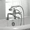 Tre Mercati Charleston Art Deco Bath Shower Mixer Tap Complete with Kit - 1405  Profile Large Image
