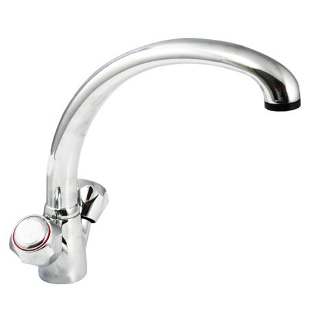 Tre Mercati Dual Flow Mono Sink Mixer - Chrome - 466 Profile Large Image