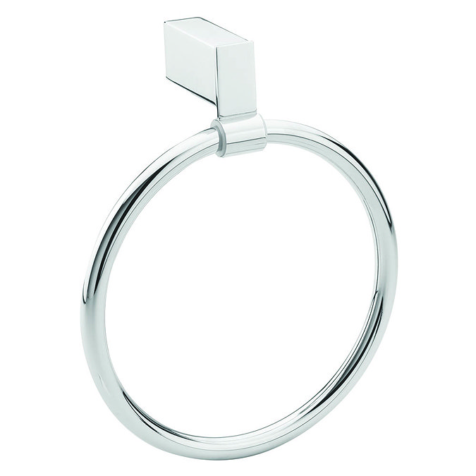 Tre Mercati - Edge Towel Ring - Chrome - 66560  Profile Large Image