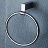 Tre Mercati - Edge Towel Ring - Chrome - 66560 Large Image