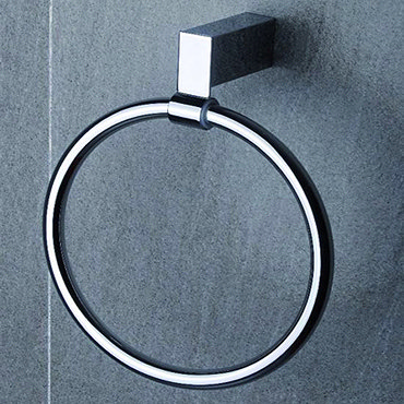 Tre Mercati - Edge Towel Ring - Chrome - 66560  Profile Large Image