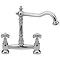 Tre Mercati - French Classic Mono Bridge Sink Mixer - Chrome - 184 Large Image