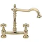 Tre Mercati - French Classic Mono Bridge Sink Mixer - Polished Brass - 188 Large Image
