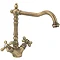 Tre Mercati - French Classic Mono Sink Mixer - Antique Brass - 197 Large Image