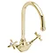 Tre Mercati - Imperial Dual Flow Mono Sink Mixer - Antique Gold - IMP1100 Large Image