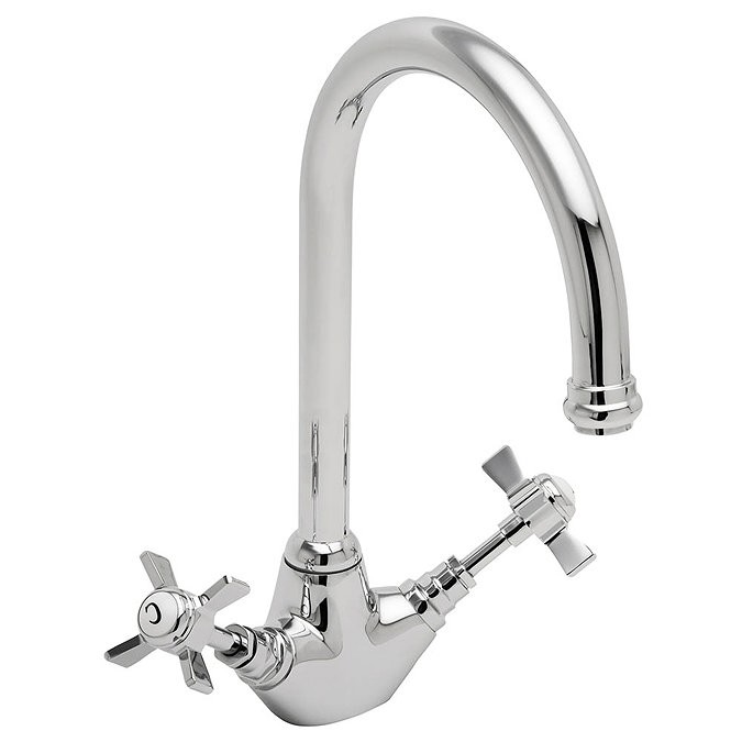 Tre Mercati - Imperial Dual Flow Mono Sink Mixer - Chrome - 1080 Large Image