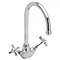 Tre Mercati - Imperial Dual Flow Mono Sink Mixer - Chrome - 1080 Large Image