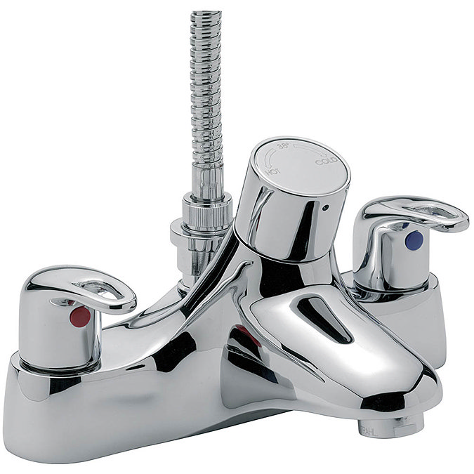 Tre Mercati - Latina Thermostatic Deck Bath/Shower Mixer - 25057 Large Image