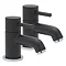 Tre Mercati - Milan Black Bath Taps - 63320 Large Image