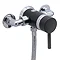 Tre Mercati - Milan Black Exposed or Concealed Manual Shower Valve - 63420 Profile Large Image
